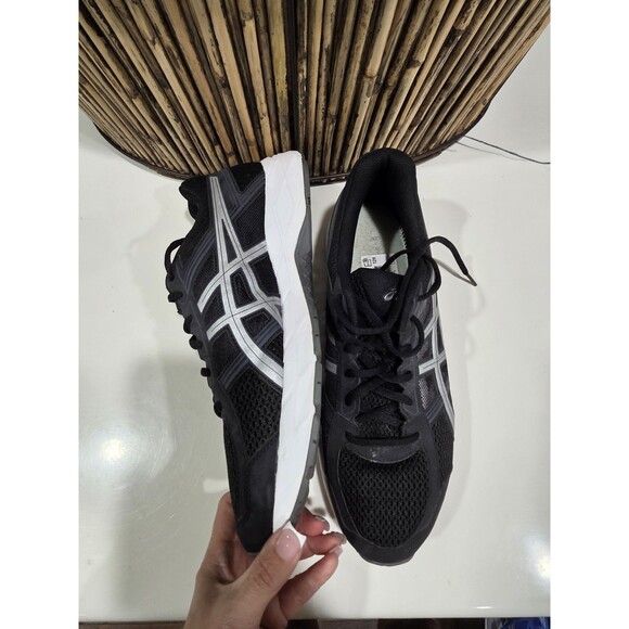 Asics Gel Contend 4 Mens SZ 12.5 Running Shoes Black & White EUC  READ  SHOE 4 main image 9